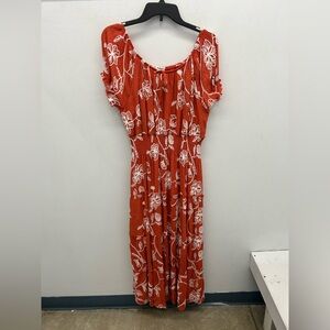 Kindred Anthropologie Maxi Floral Dress Size 3x